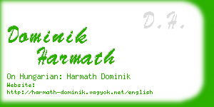 dominik harmath business card